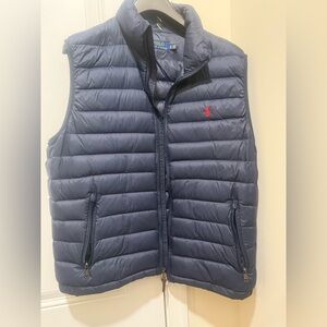 Ralph Lauren Men's Blue Puffer Vest